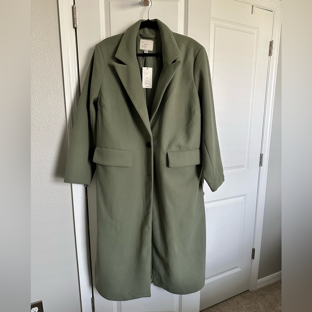 Olive Green Women's Coat